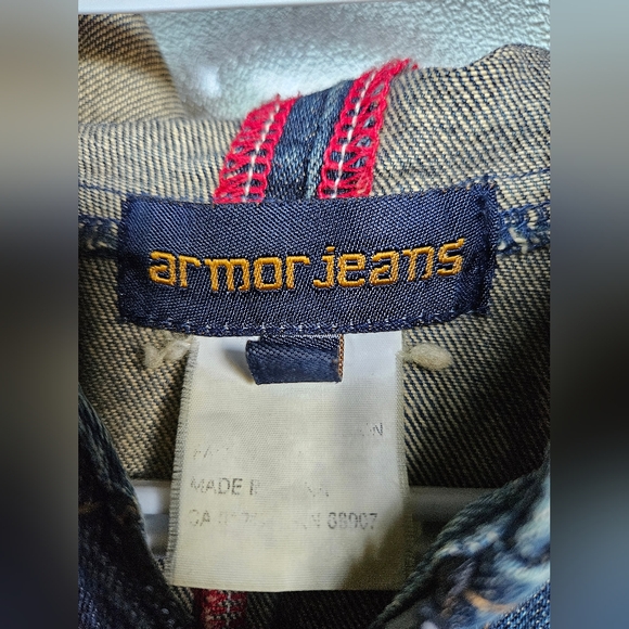Vintage Two-toned Armor Jeans Jeans Jacket in size M - Picture 3 of 4